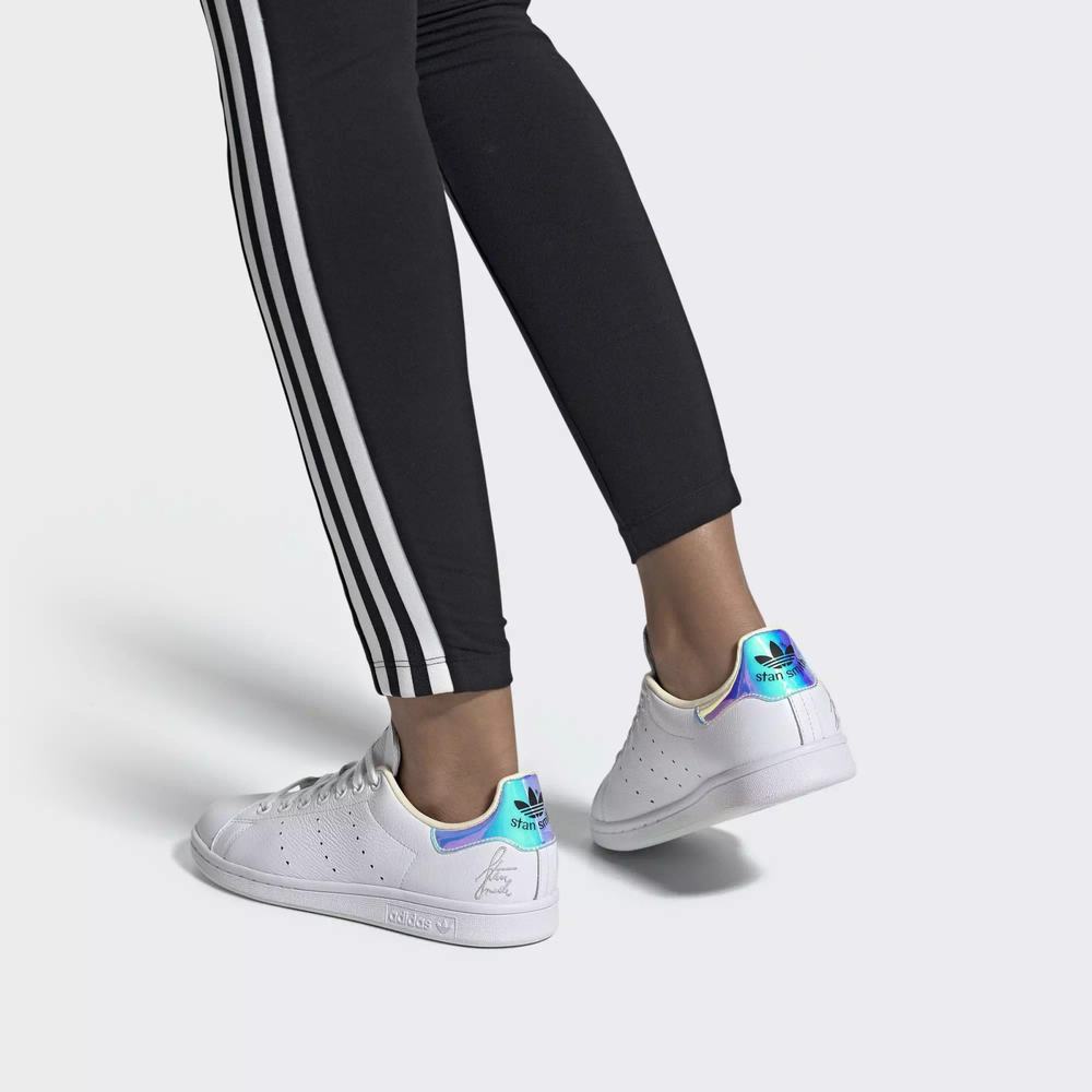 Adidas Stan Smith Tenis Blancos Para Mujer (MX-94932)